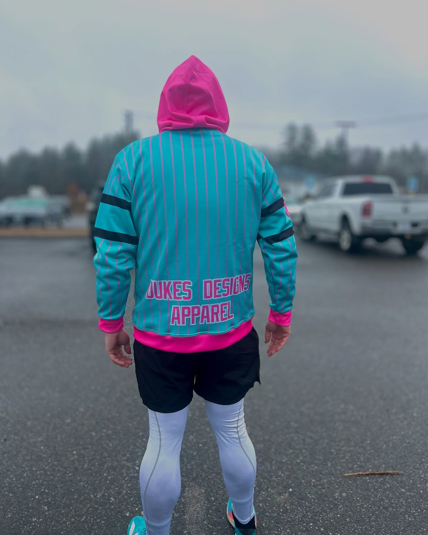 Teal and Pink DDA Hoodie