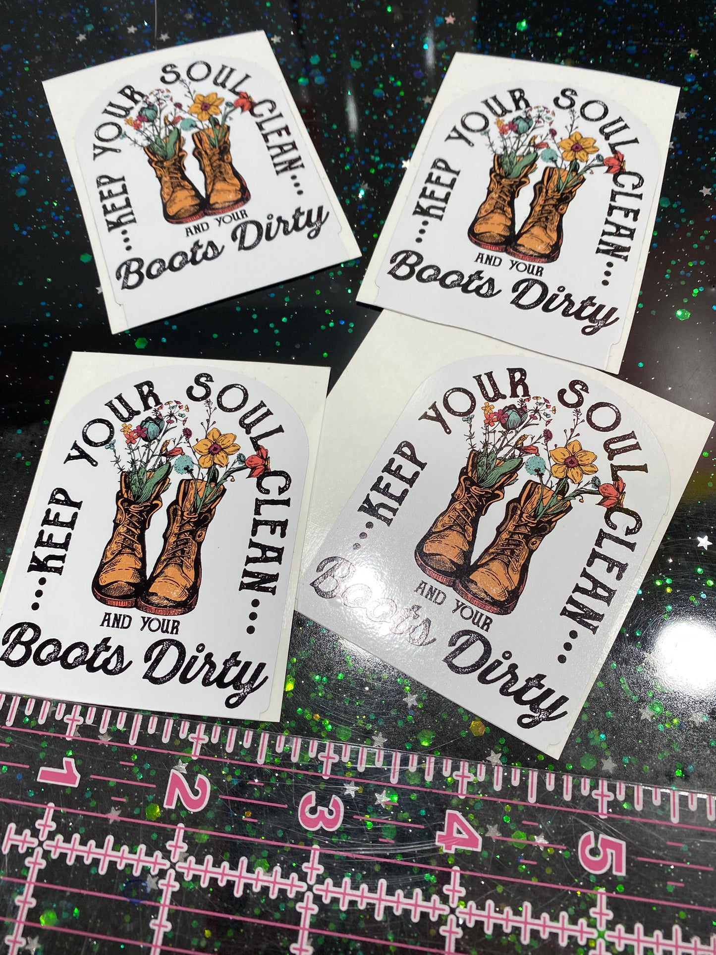 Keep your soul clean sticker