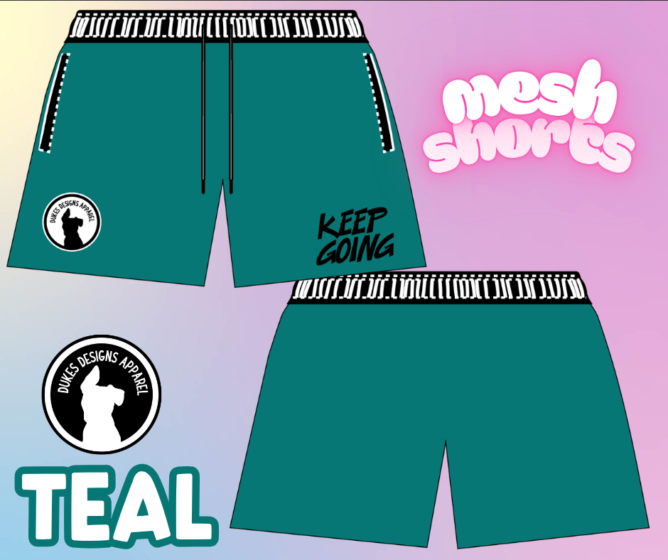 Mesh Shorts - Teal