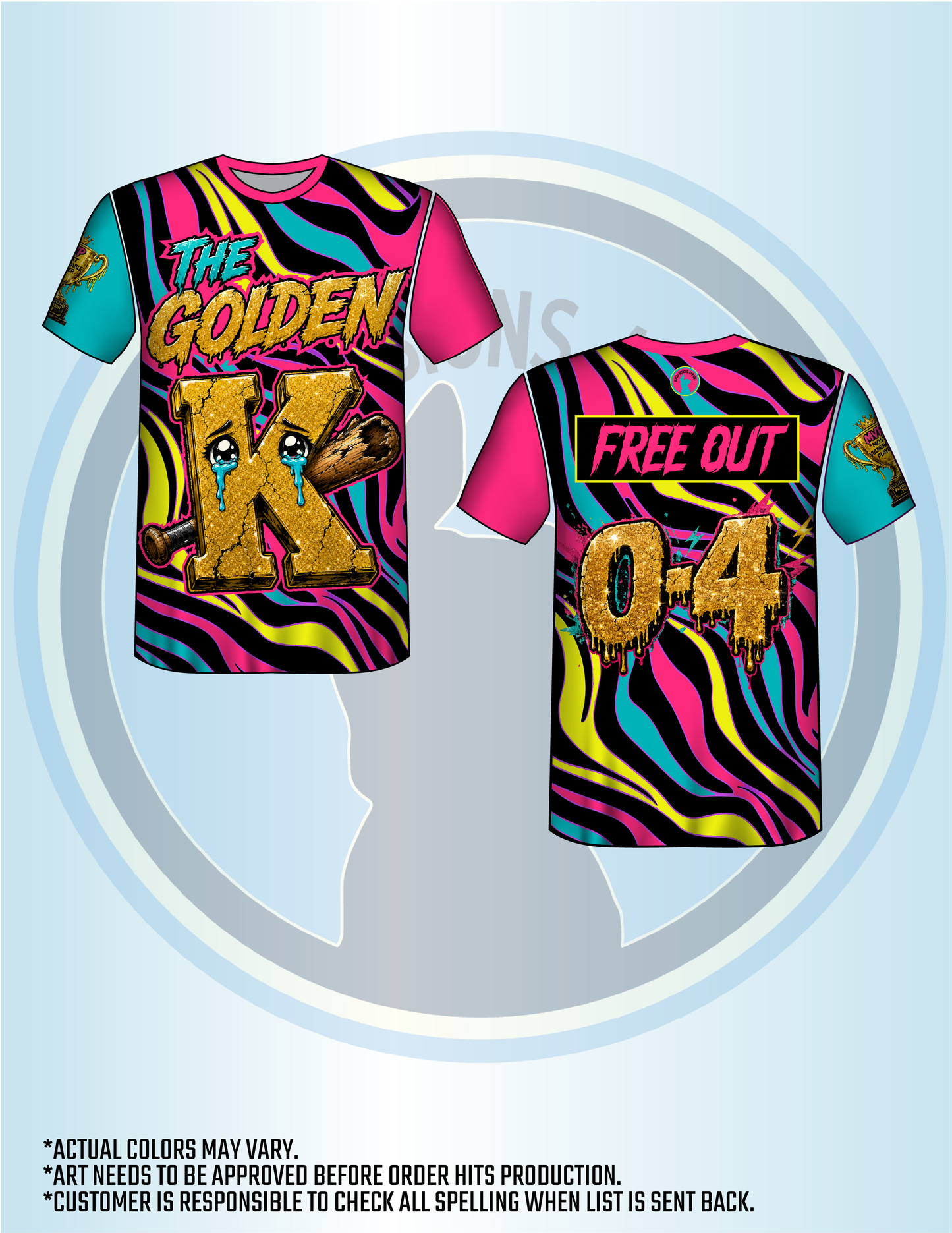 DDA The Golden K Strike Out Jersey