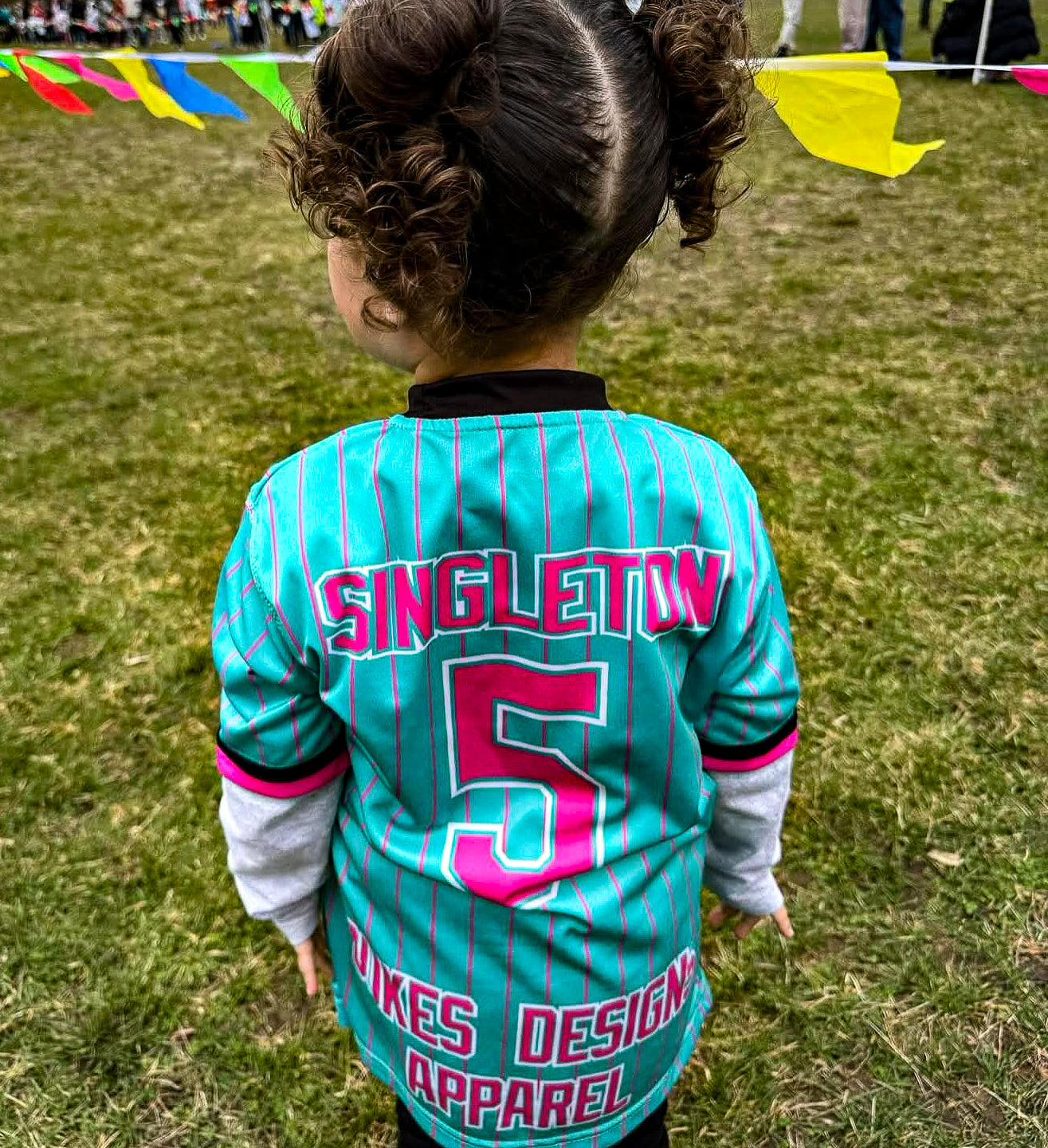 DDA Teal and Pink Jersey