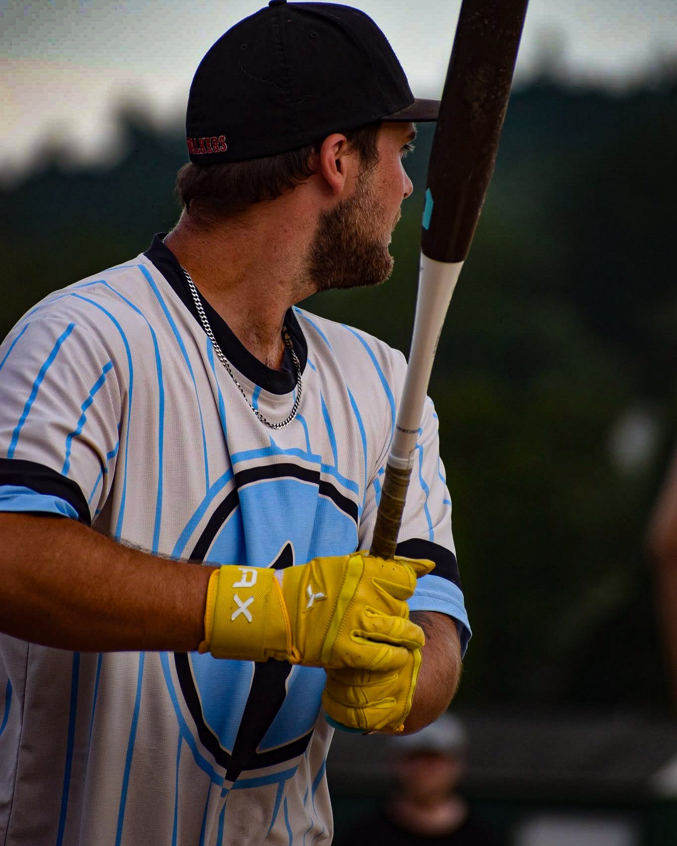 DDA Cream and Blue Jersey