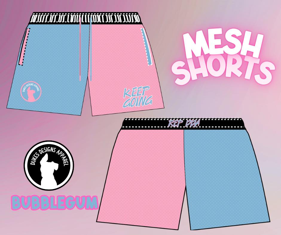 Mesh Shorts - Bubblegum