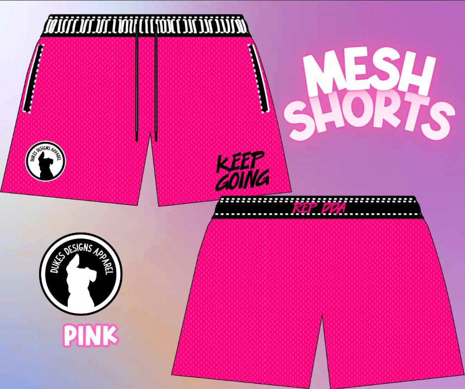 Mesh Shorts - Pink
