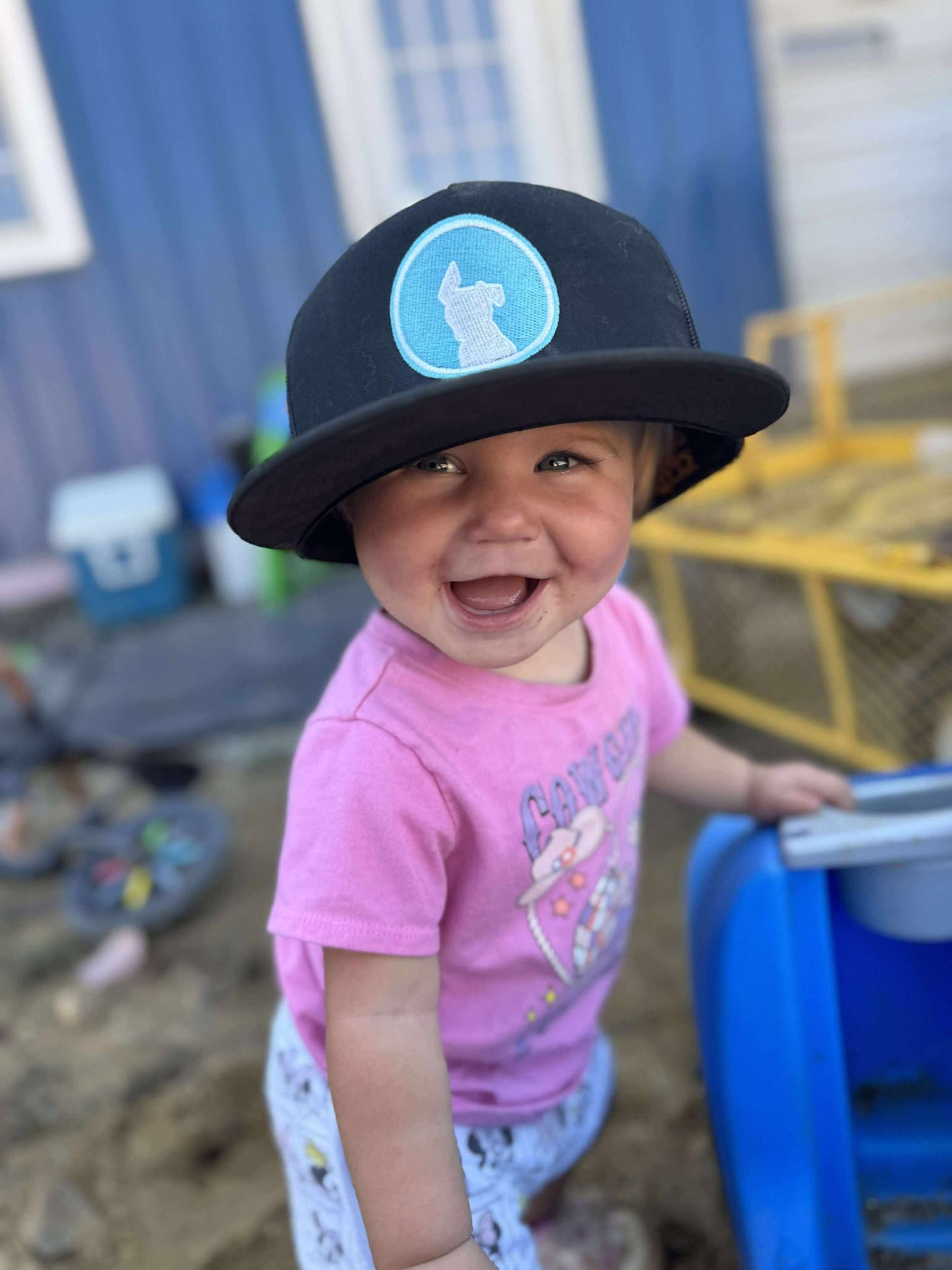 Black with Teal DDA Logo