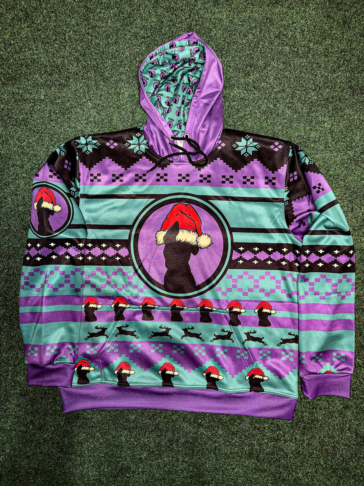 Christmas DDA Exclusive Purple and Teal Design