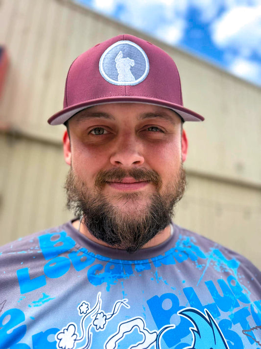 Maroon with Grey DDA Logo Hat