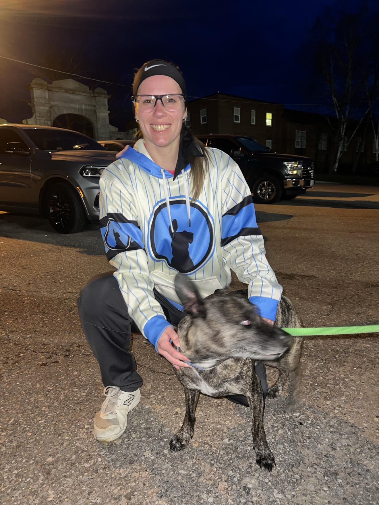 Cream and Blue DDA Hoodie