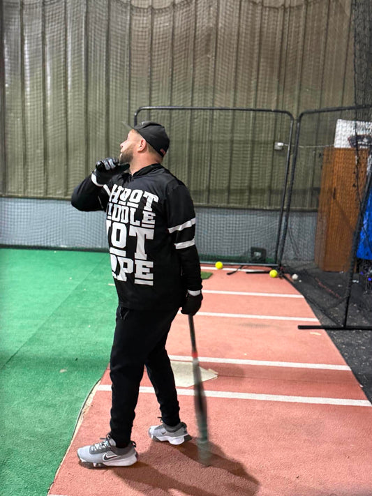 Shoot Middle Not Dope DDA Exclusive Longsleeve - Black White