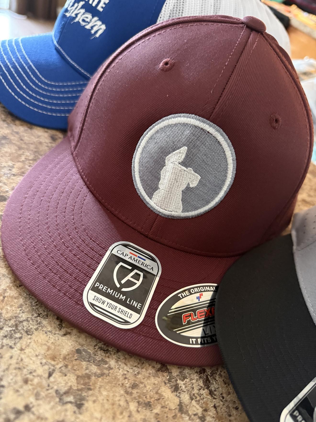 Maroon with Grey DDA Logo Hat
