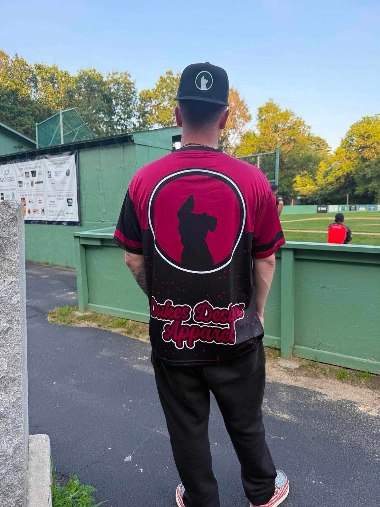 DDA Maroon and Black Jersey - with dots!