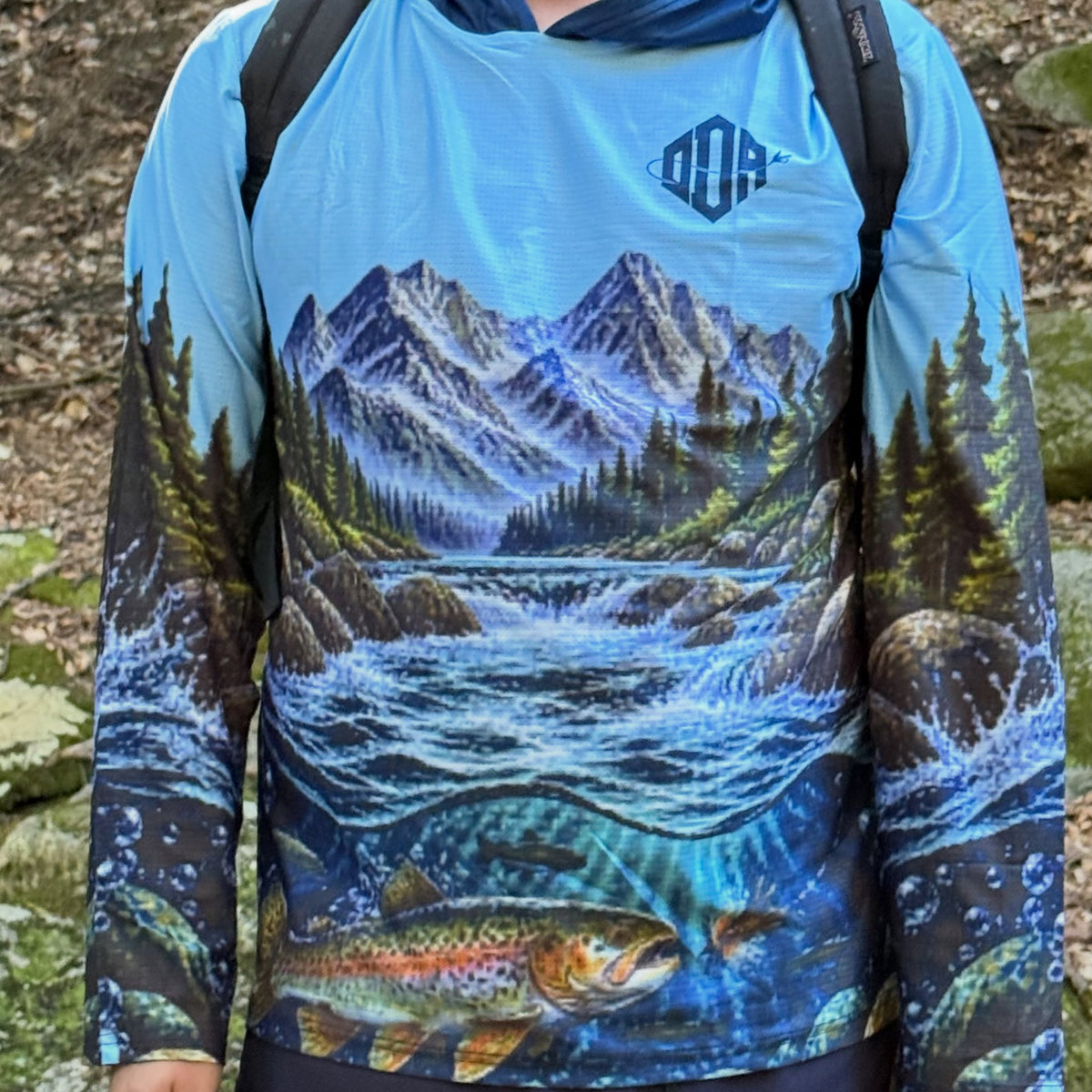 DDA Fly Fishing Longsleeve with Hood