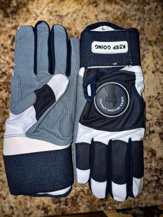 Batting Gloves - Navy