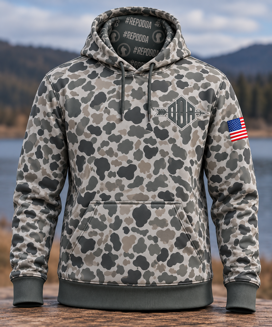 Light Duck Camo Hoodie or Lightweight Hoodie