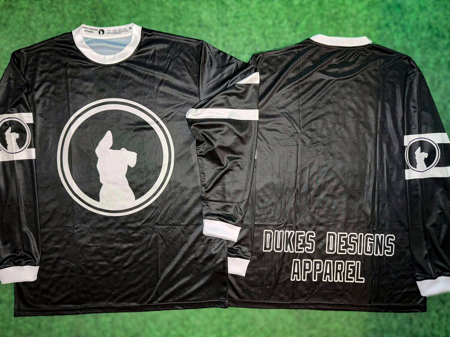 Black and White DDA Polyester Longsleeve