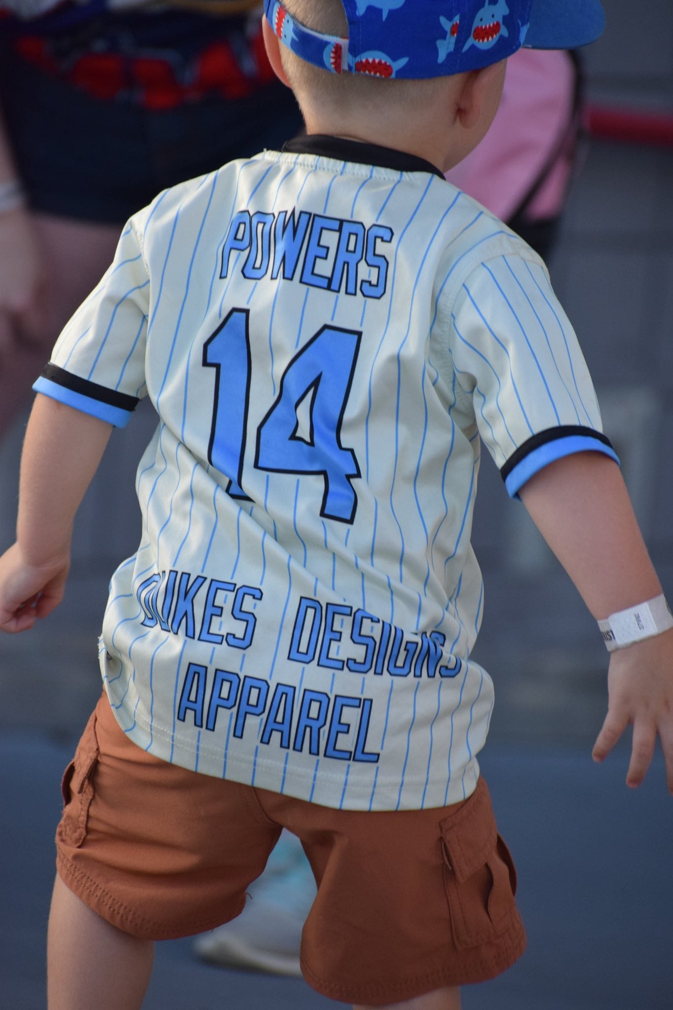 DDA Cream and Blue Jersey