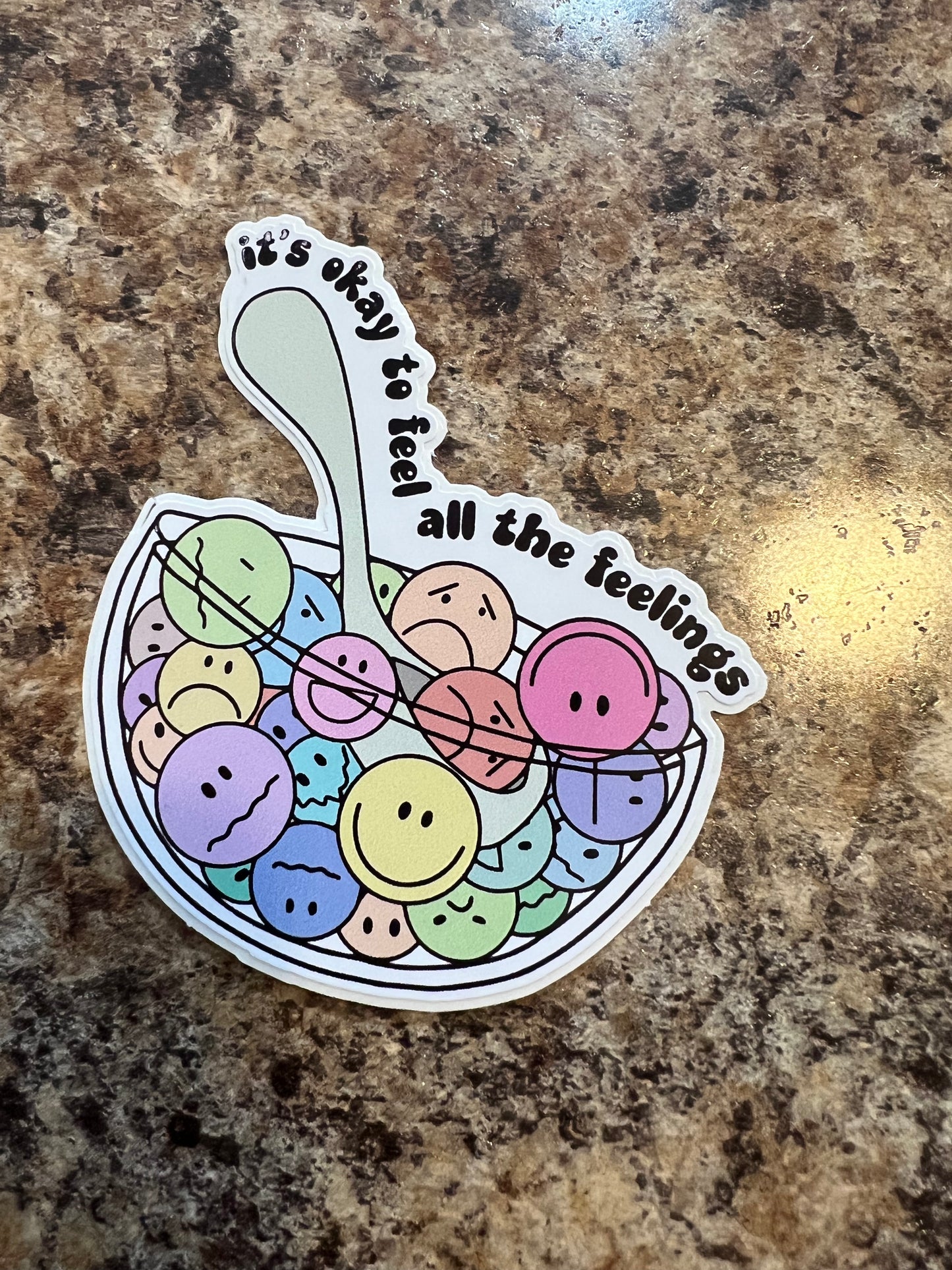 Its okay to feel all the feelings  Sticker