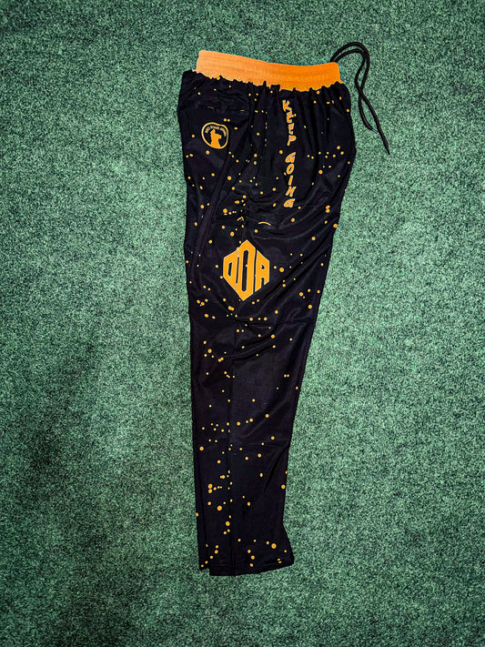 Microfiber Pants - Black Gold Dots