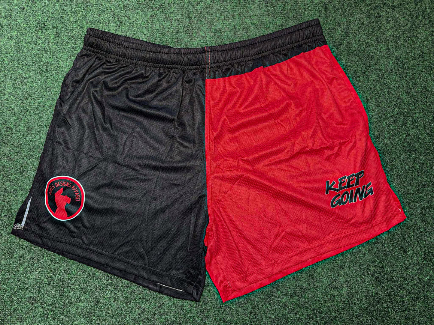 Mesh Shorts - Red / Black