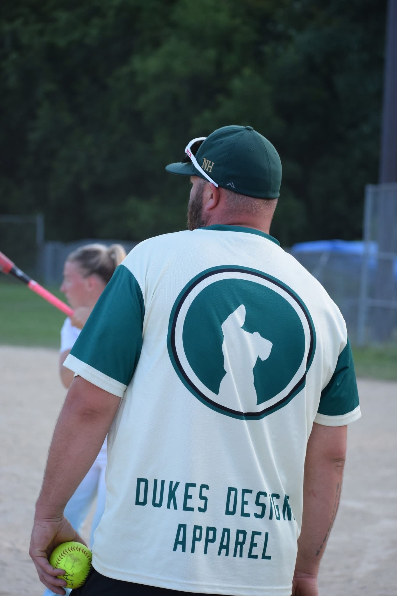 Shoot Middle Not Dope DDA Exclusive Jersey - Cream and Green