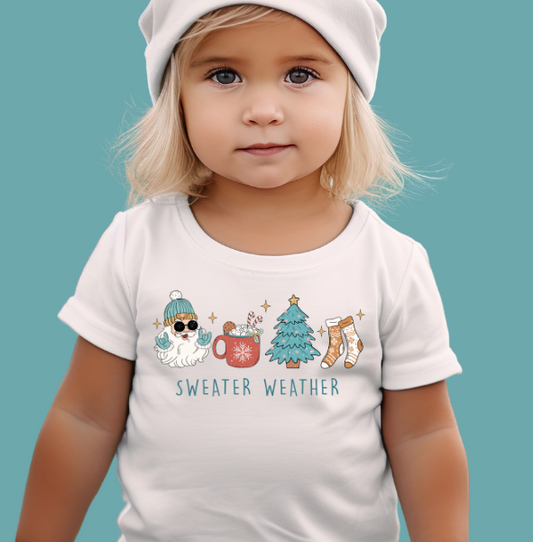 Sweater Weather Kids T-shirt