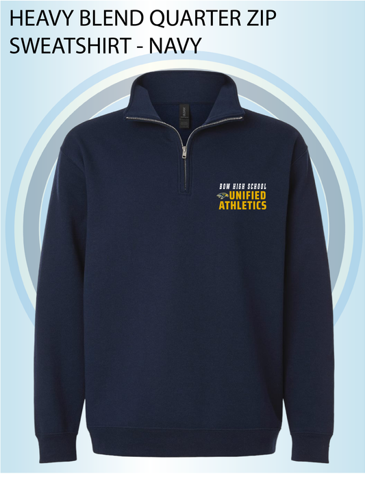 Bow - Unisex Heavy Blend™ Quarter-Zip Sweatshirt
