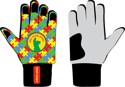 Batting Gloves - Autism Awareness