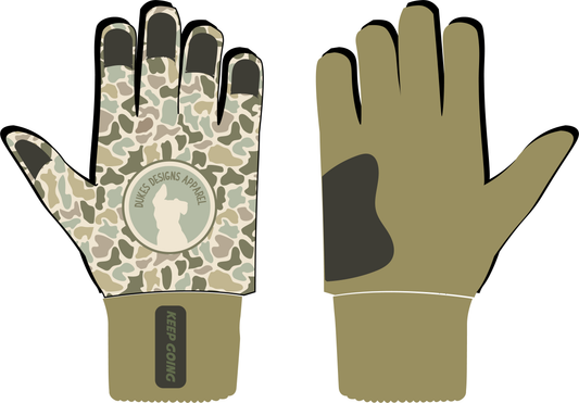 Batting Gloves - Duck Camo
