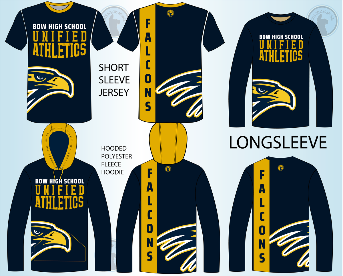 Bow - Unified Athletics Falcons Polyester Items