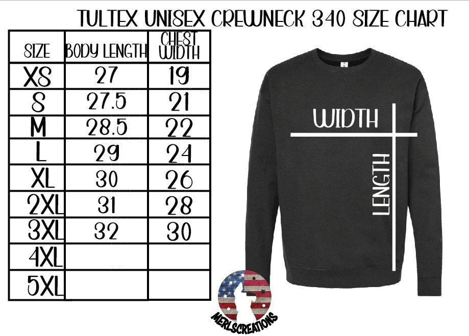 53 Large Cloudy Crewneck - Merlscreations