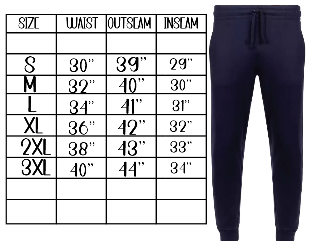 904 Large Basic Jogger Blues and purple - Merlscreations
