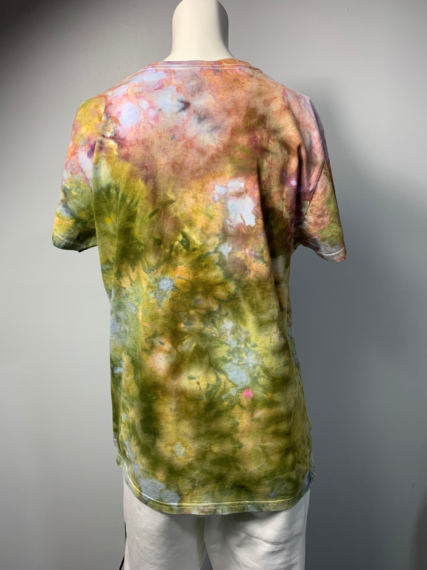 212 Womens XL V-Neck Pink/Green