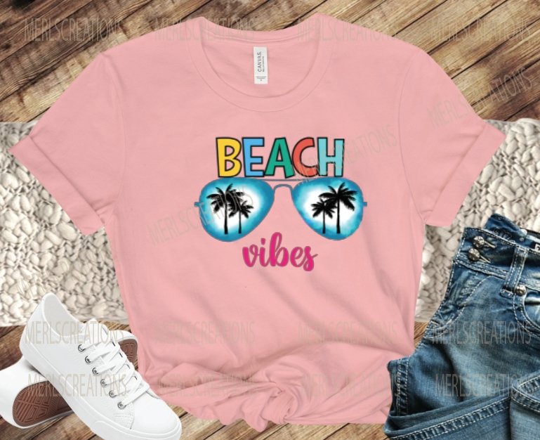 Beach Vibes T-Shirt - Merlscreations