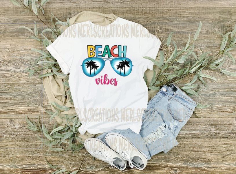 Beach Vibes T-Shirt - Merlscreations