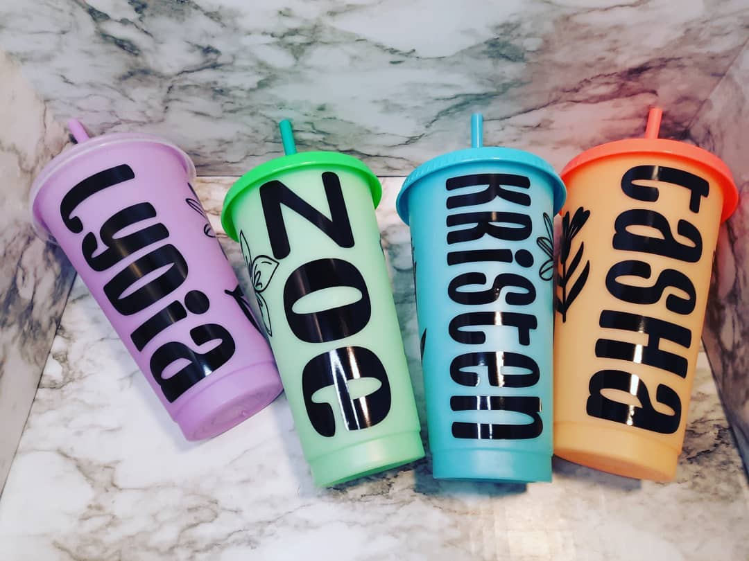 CUSTOM Color Changing Cup - Merlscreations