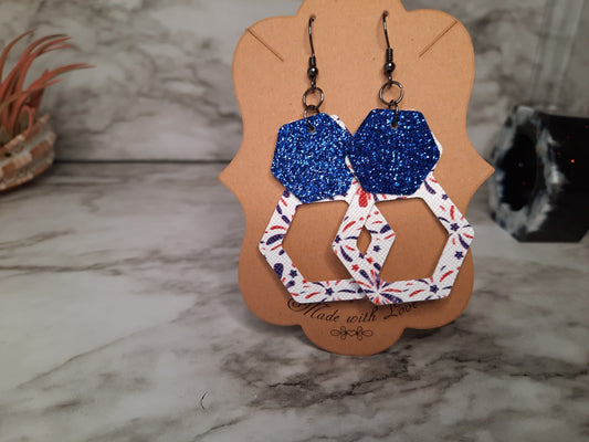 Firework Glitter Earring - Merlscreations