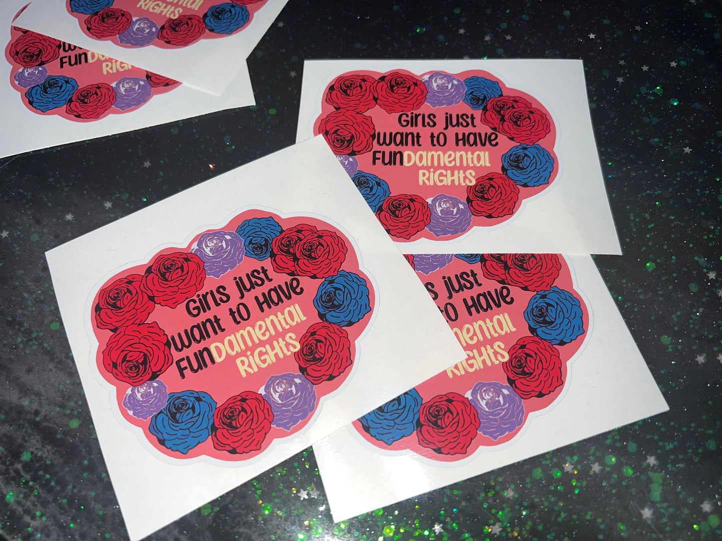 Girls Just Want To Have Fun Sticker - Merlscreations