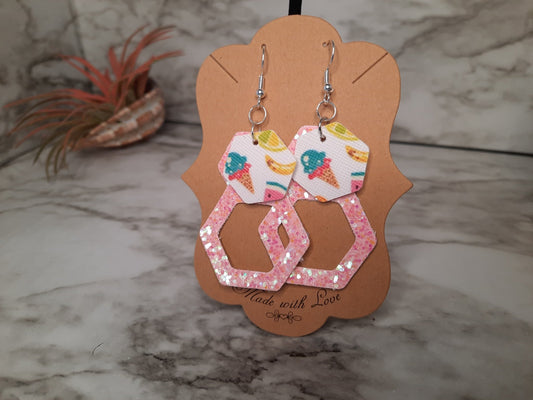 Ice Cream Summertime Earrings - Merlscreations