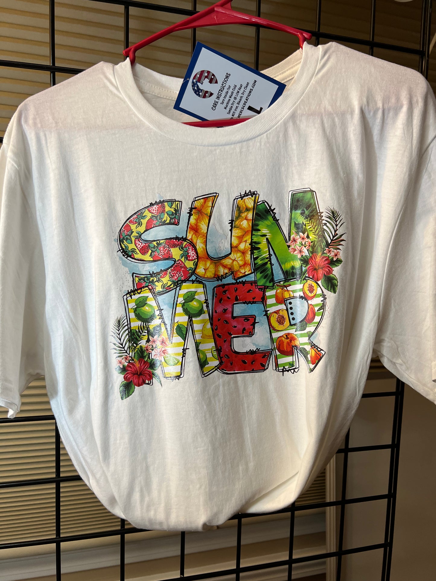 Large White Summer T-shirt