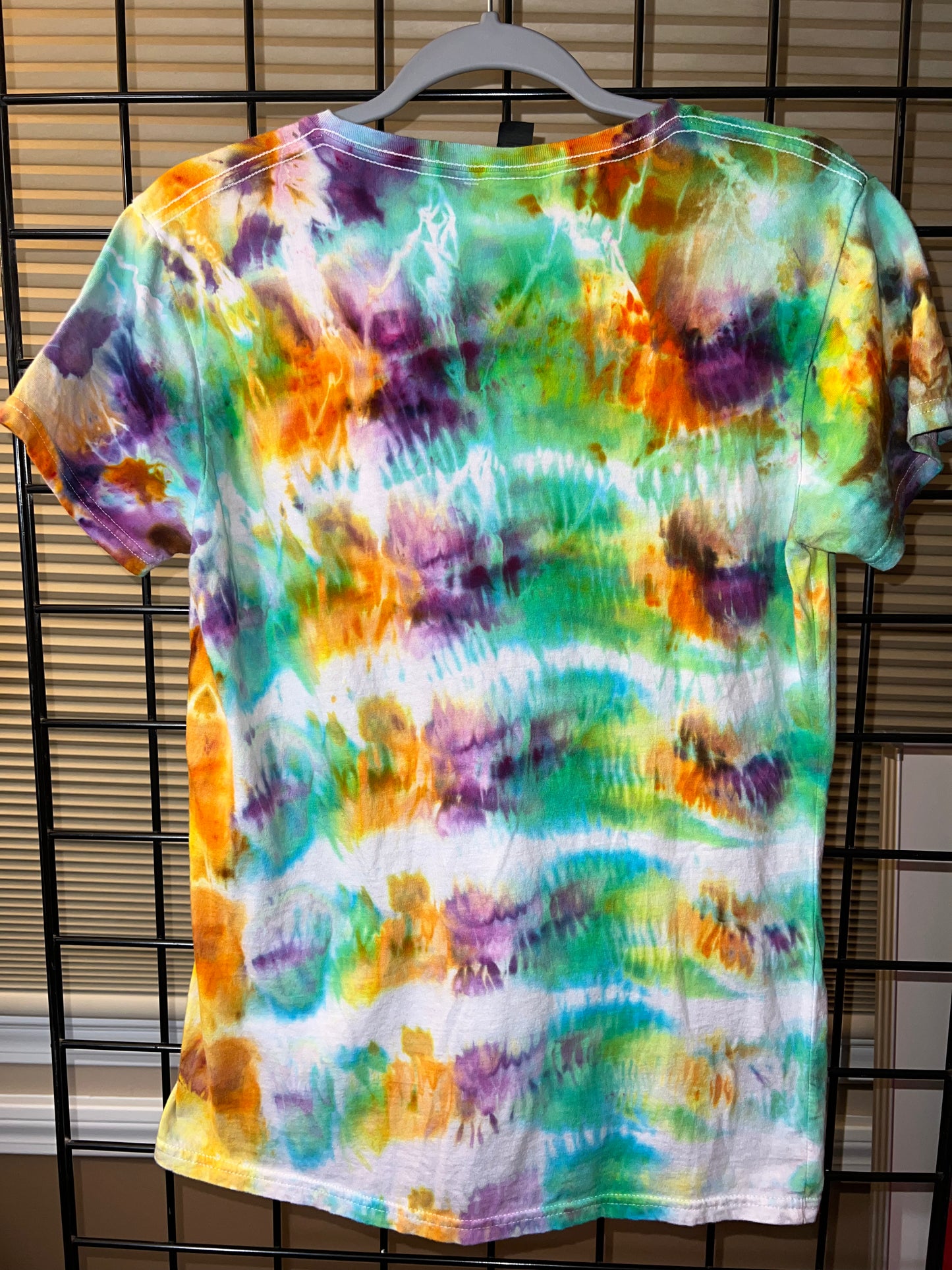 7 Large Rainbow Lines V-Neck