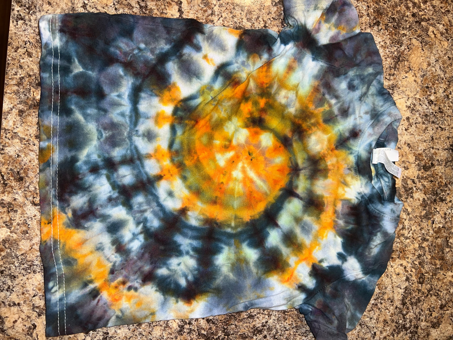 3T Blues and Orange Spiral