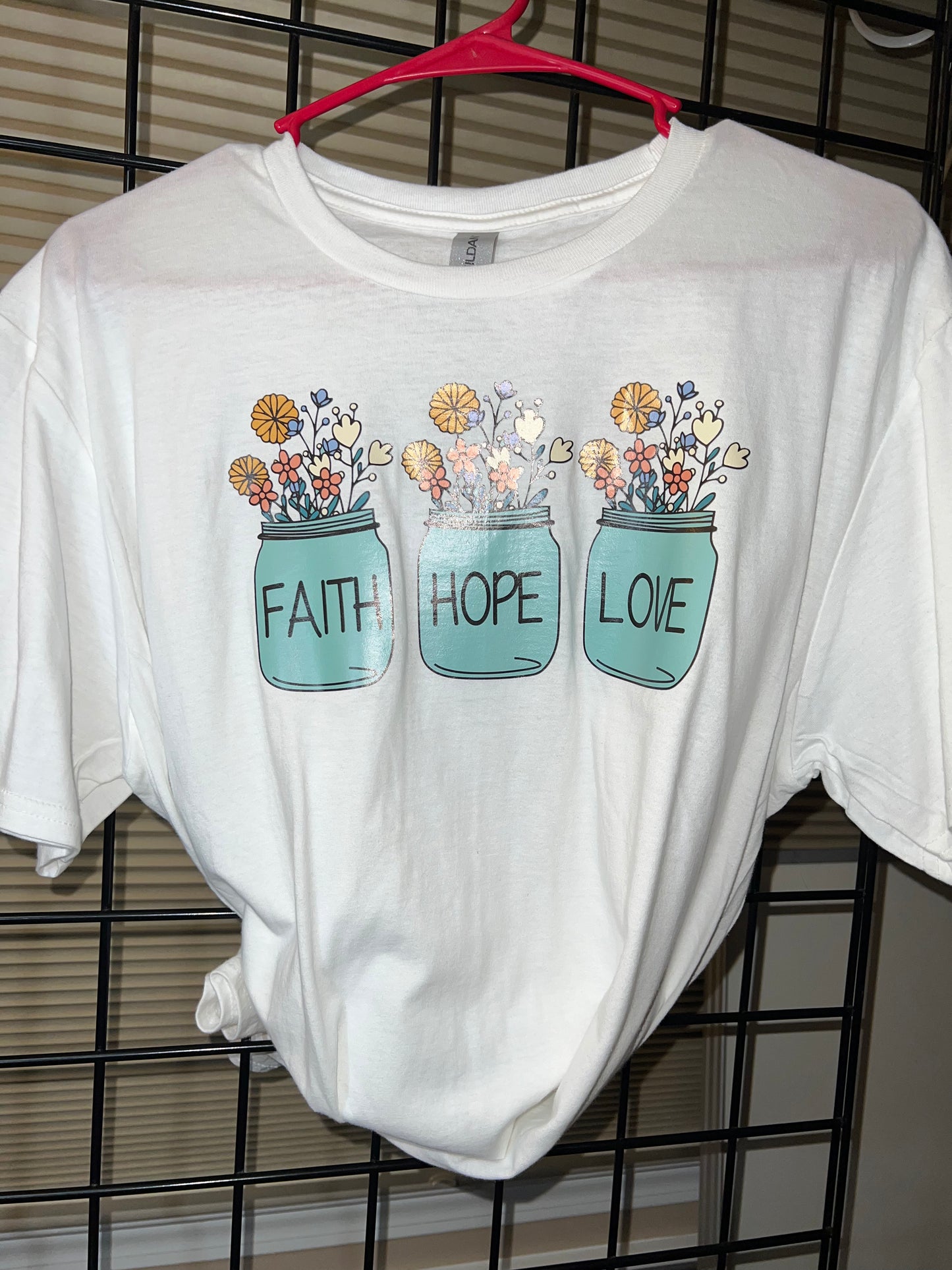 Large White Flower's T-shirt