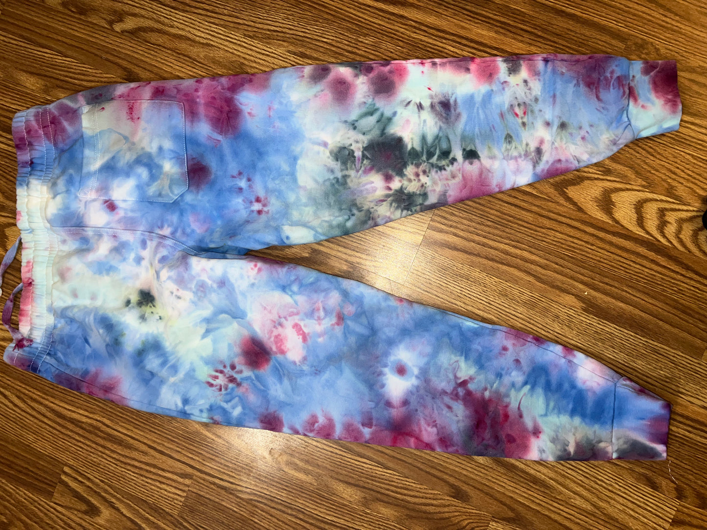 904 Large Basic Jogger Blues and purple