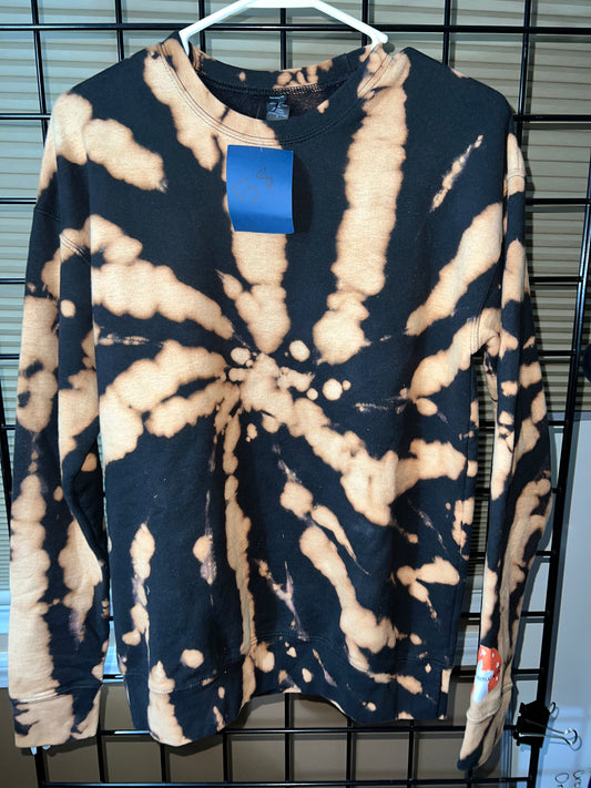 58 Small Bleached Spiral Crewneck