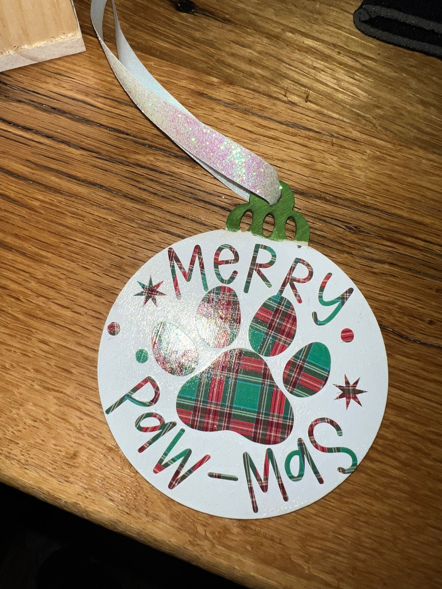 MERRY PAW-MAS ORNAMENT