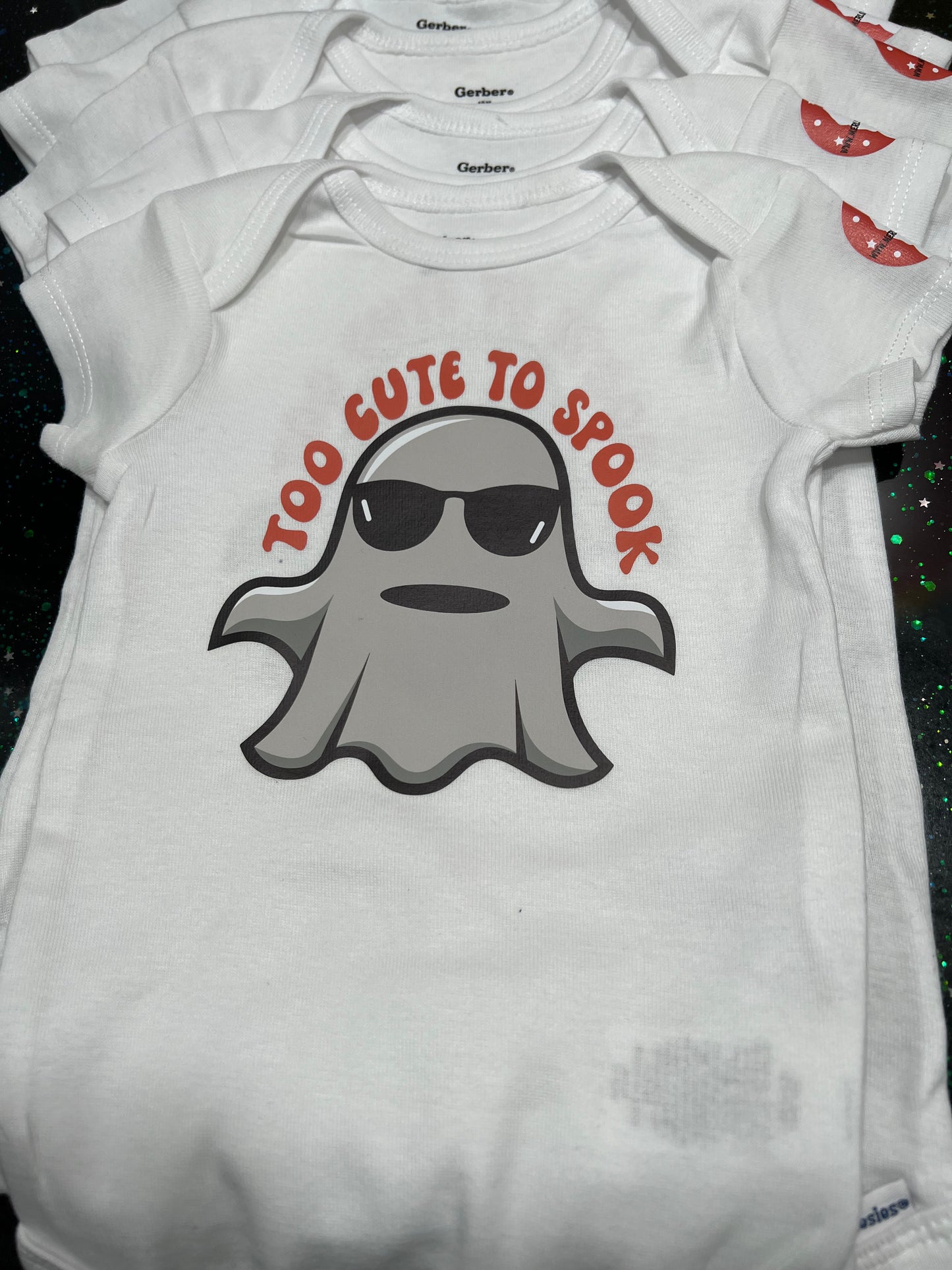 Too cute to spook onesie