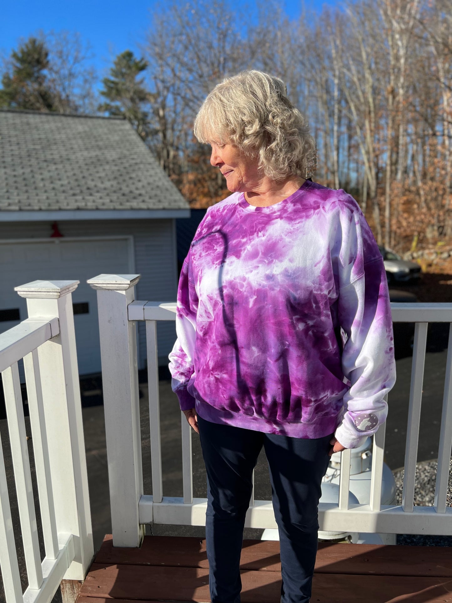 XL Purple Daze Crewneck