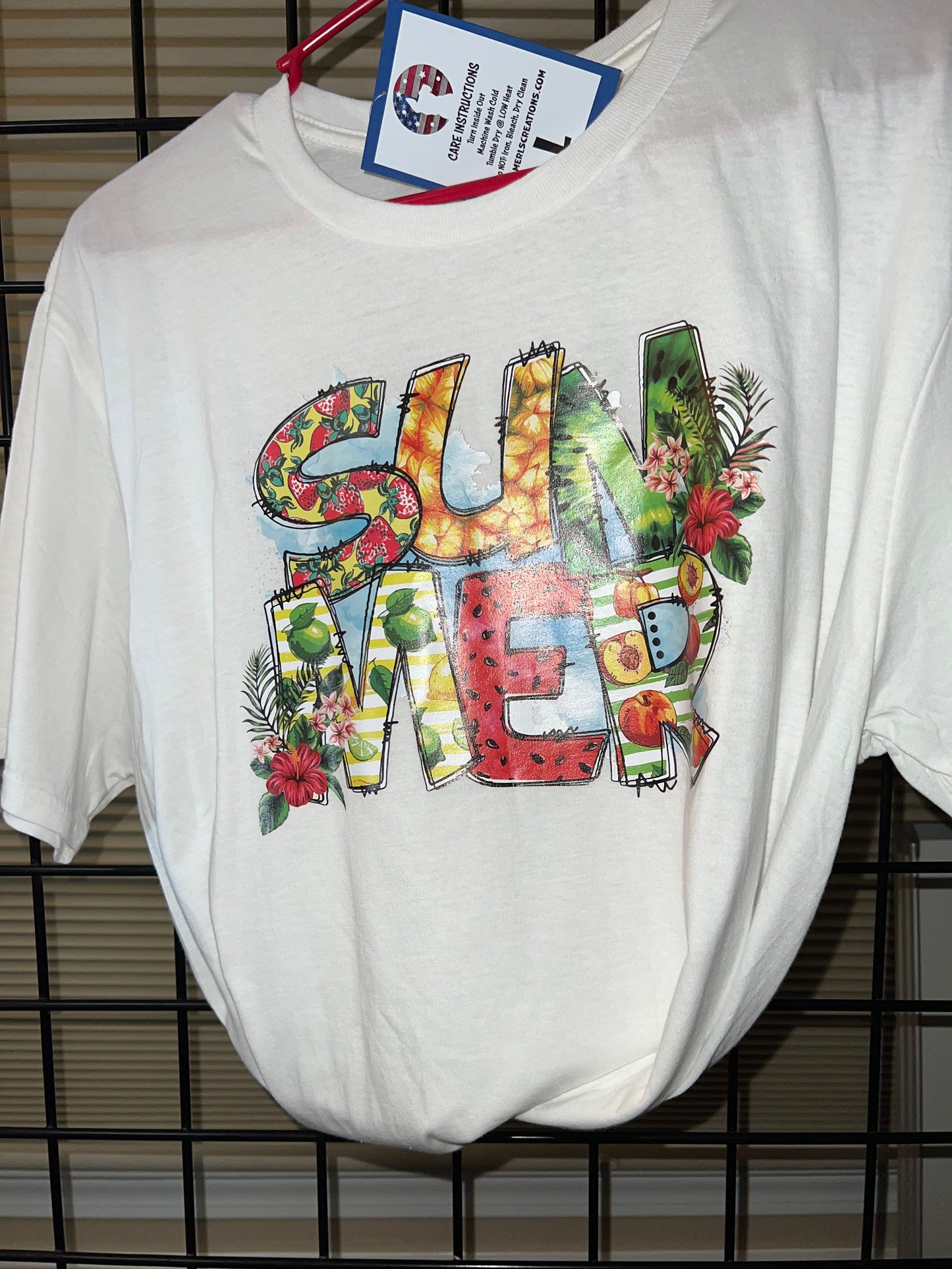 Large White Summer T-shirt