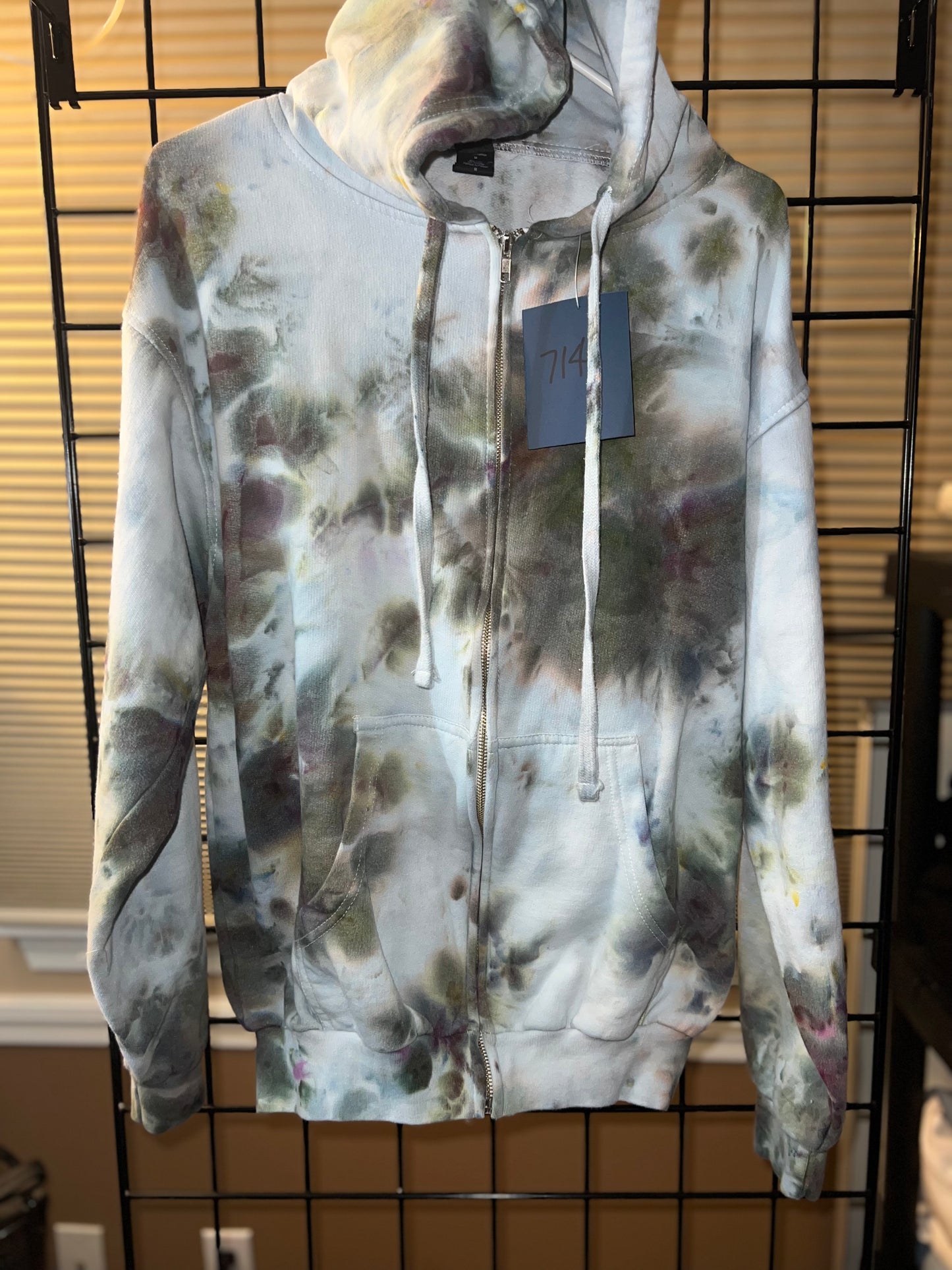714 Medium Heavy Metal Zip Up