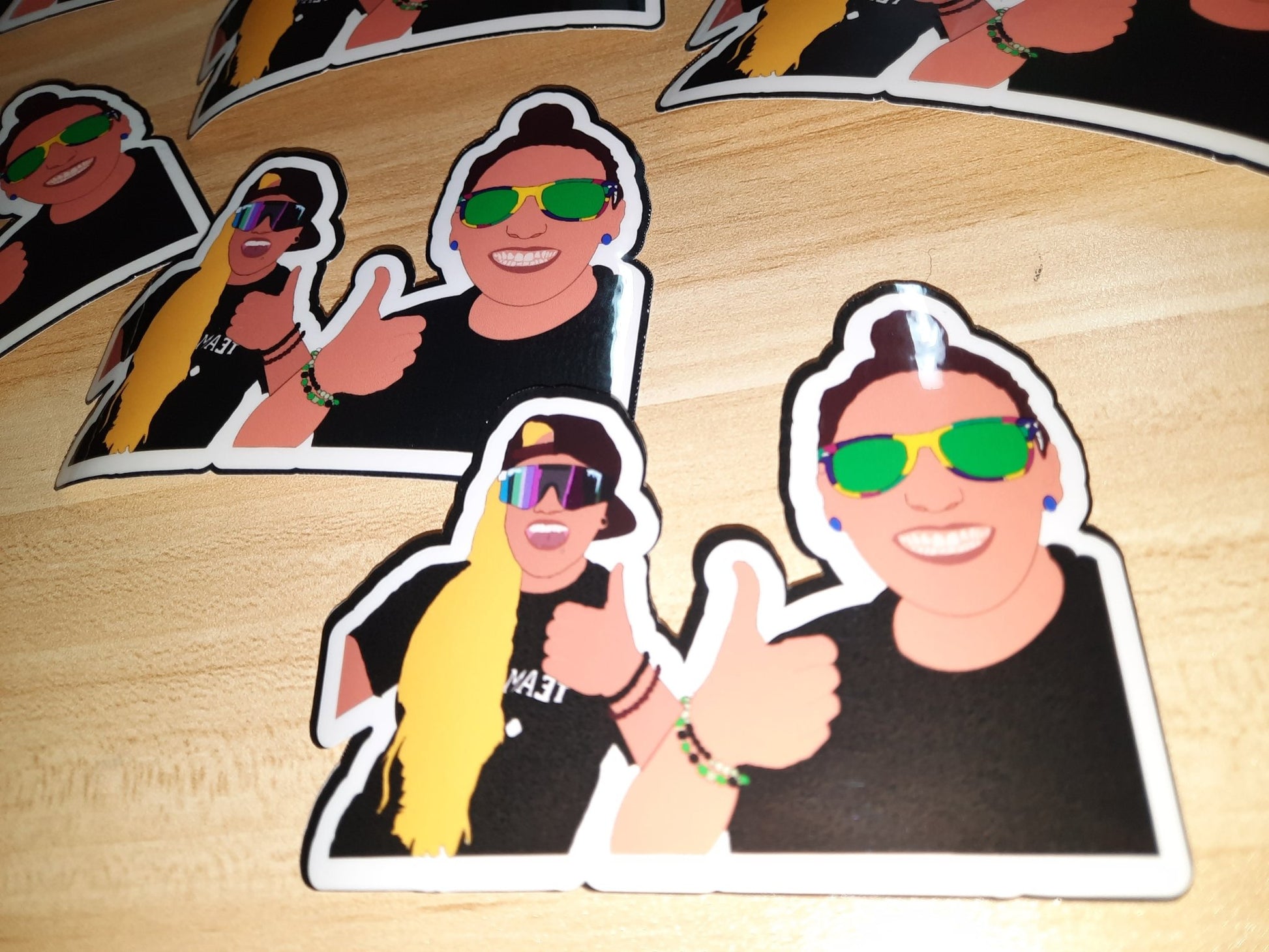 Katies Birthday Stickers - Merlscreations